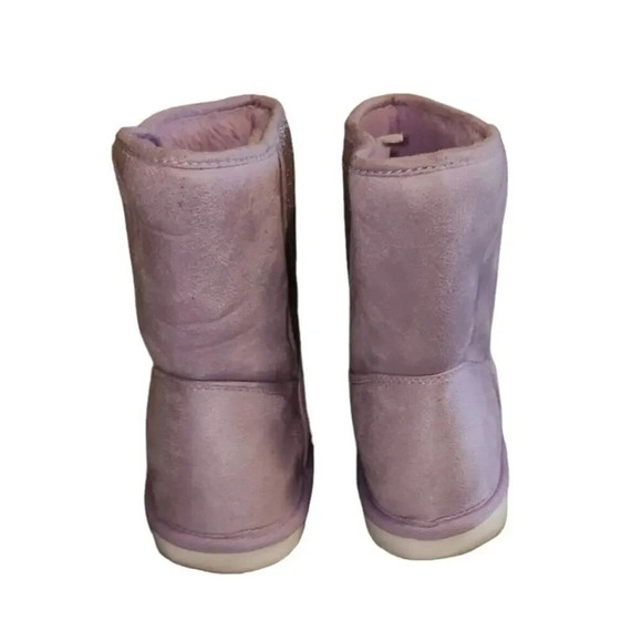 DSG (Dick's Sporting Good) Purple Sparkly Winter Snow Boots Size 4 - Picture 4 of 6